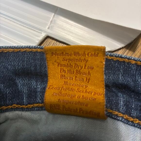 James Cured by Seun Jeans Size 26 Inseam 32 blue denim - Picture 5 of 8